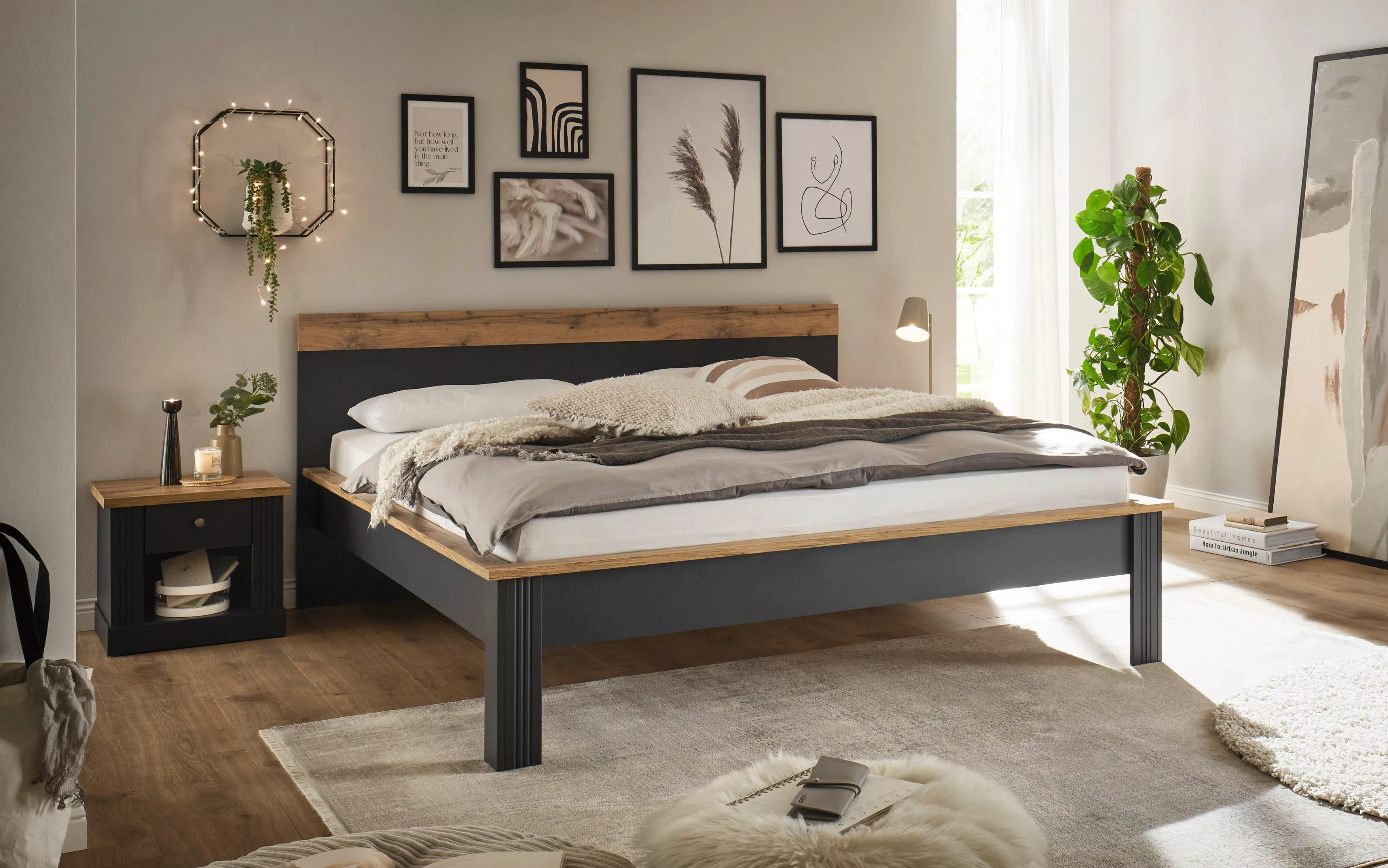 Home affaire Schlafzimmer-Set "Westminster", Bett Liegefläche 180/200cm und günstig online kaufen