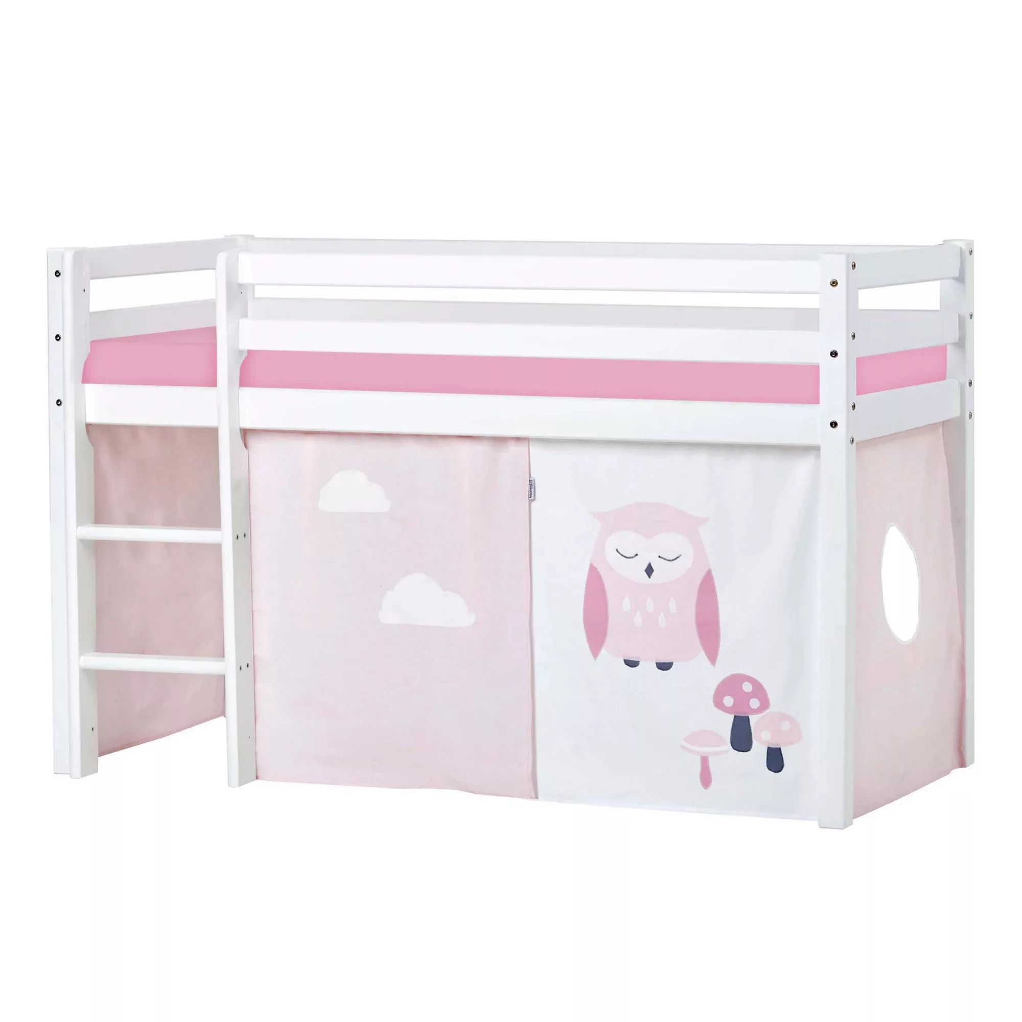 Hoppekids Hochbett "ECO Dream, Kinderbett, Spielbett, Halbhohes Bett aus Ma günstig online kaufen