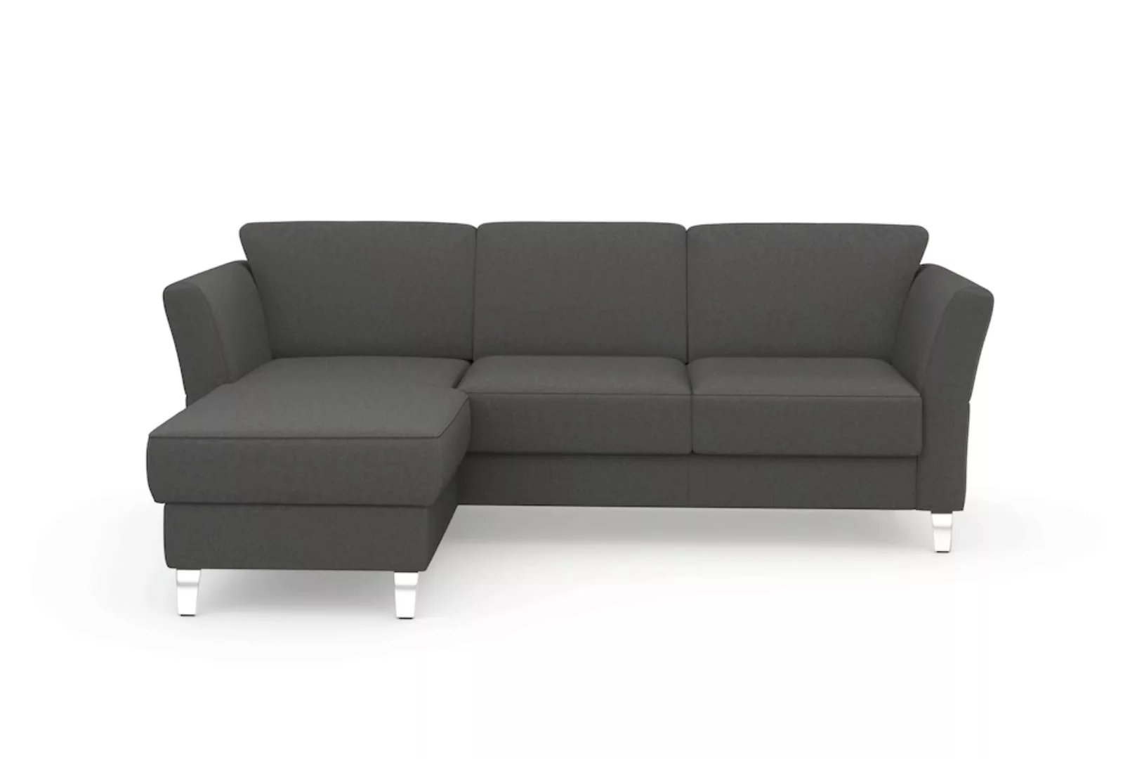 sit&more Ecksofa "Visby L-Form", wahlweise mit Bettfunktion und Bettkasten, günstig online kaufen