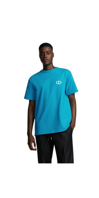 Dior Print-Shirt Dior CD ICON Logo Blau günstig online kaufen