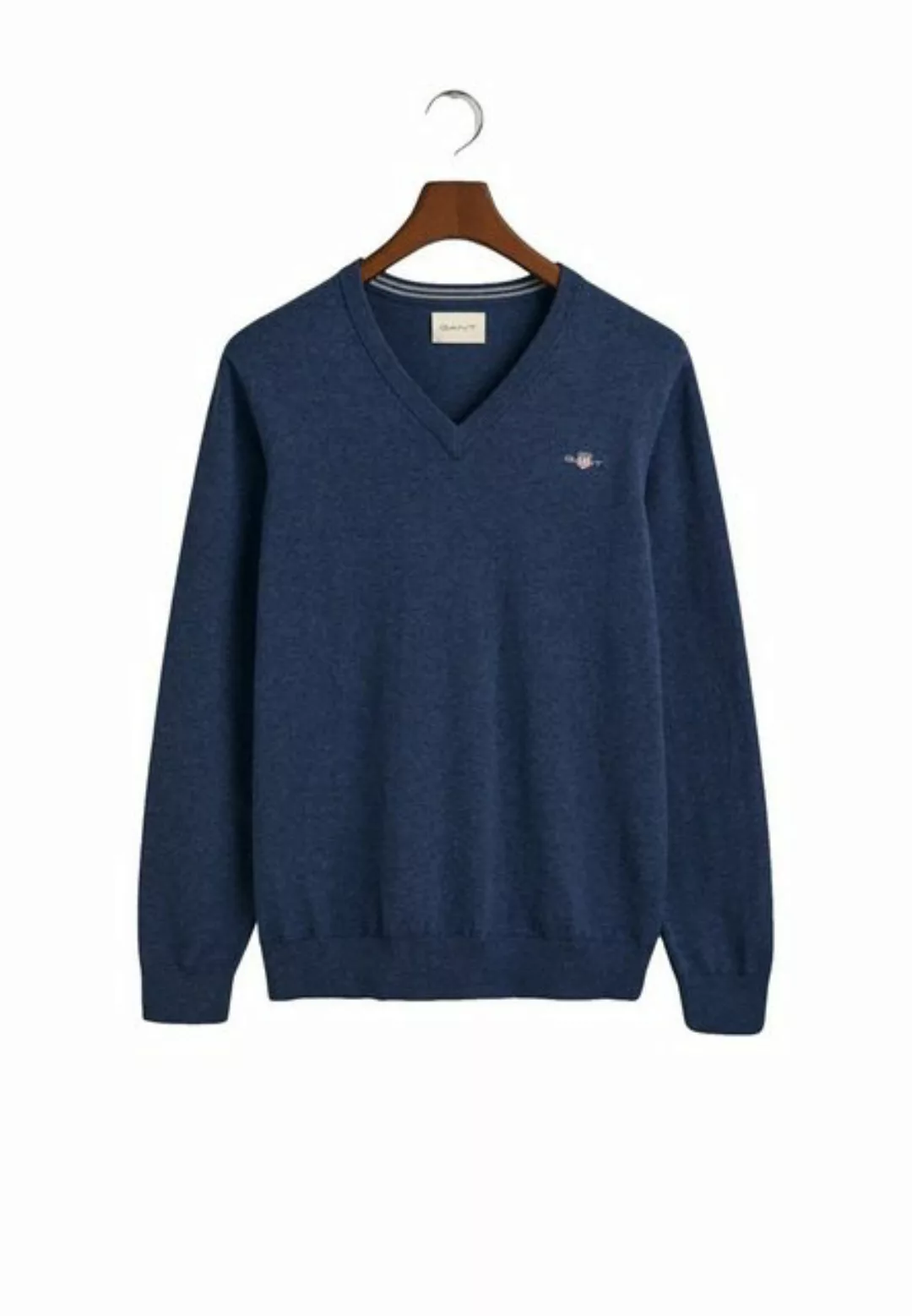 Gant Strickpullover Strickpullover Classic Pullover V-Neck (1-tlg) günstig online kaufen