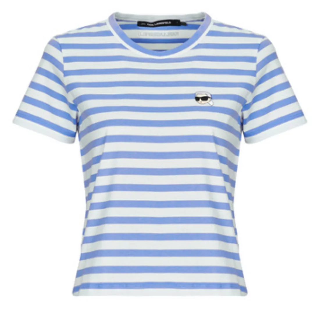 Karl Lagerfeld  T-Shirt IKON STRIPE BOXY T-SHIRT günstig online kaufen