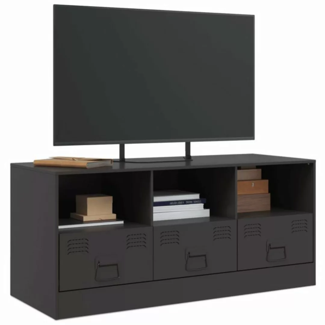 vidaXL TV-Schrank TV-Schrank Schwarz 99x39x44 cm Stahl günstig online kaufen