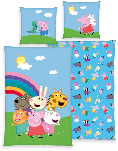 Peppa Pig Bettwäsche »Peppa Pig«, mit tollem Motiv günstig online kaufen