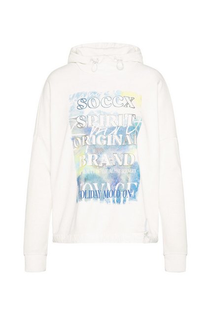 SOCCX Kapuzensweatshirt mit Gummizug im Saum günstig online kaufen