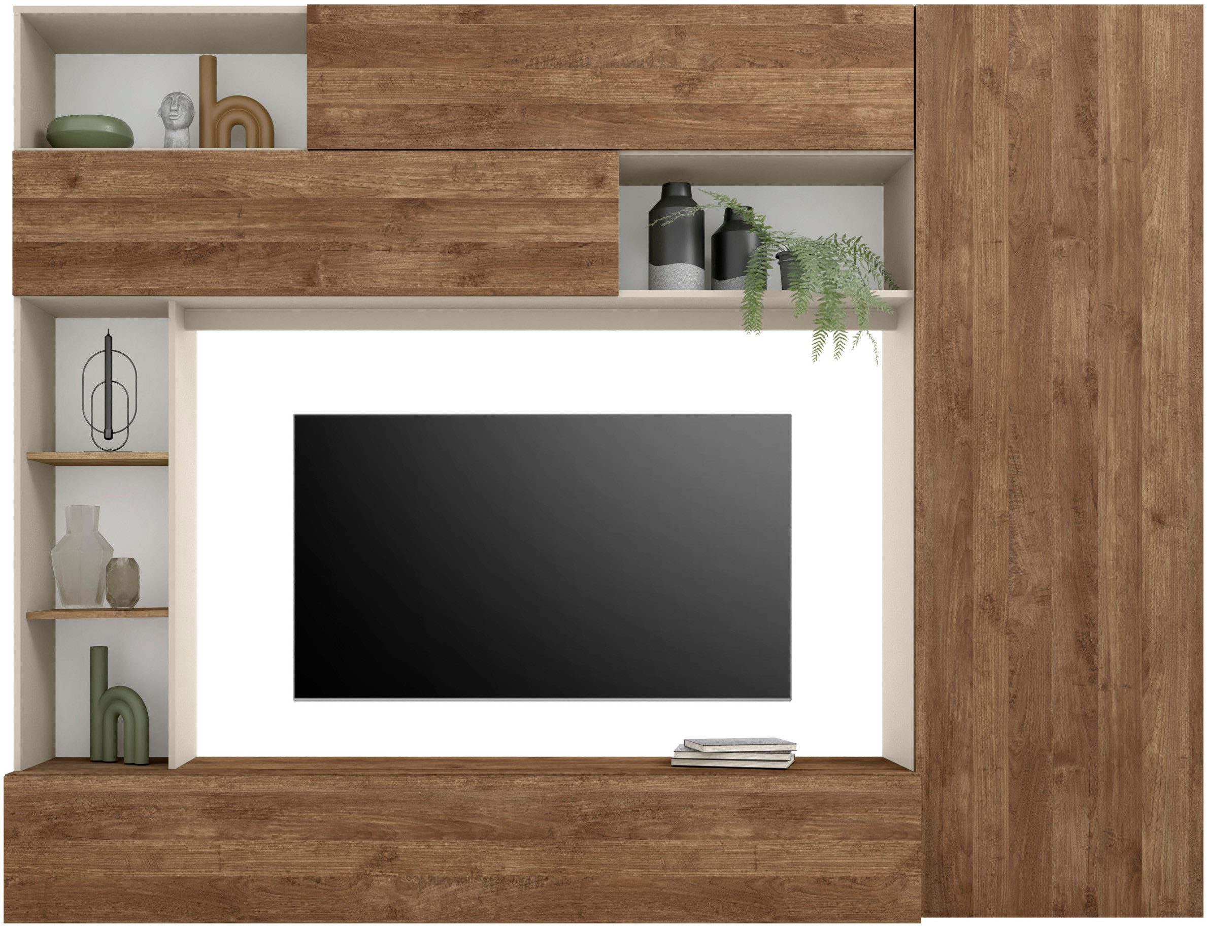 INOSIGN Wohnwand "PRATO, Breite 272 cm, Höhe 210 cm, Kompakt-Wohnwand,", Me günstig online kaufen