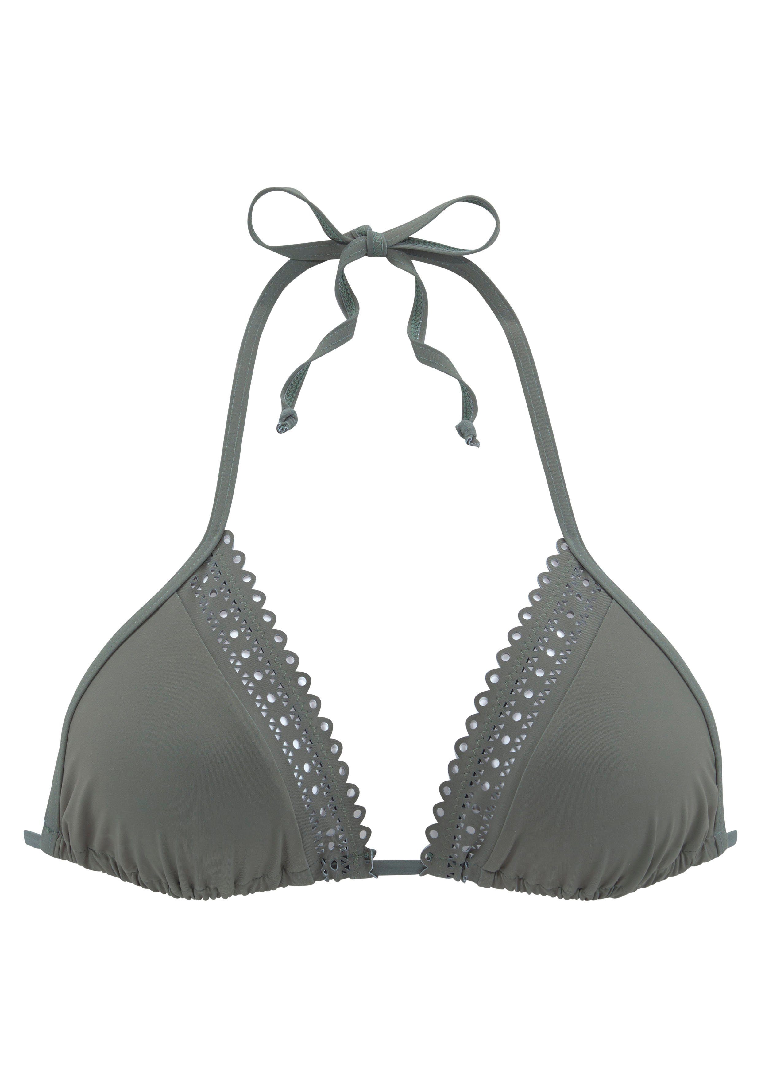 s.Oliver Triangel-Bikini-Top Aiko, mit Häkeloptik günstig online kaufen