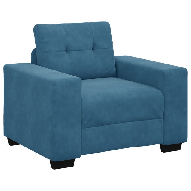 vidaXL Sofa Sofa Set Set von 3 Blau, 3 Teile günstig online kaufen