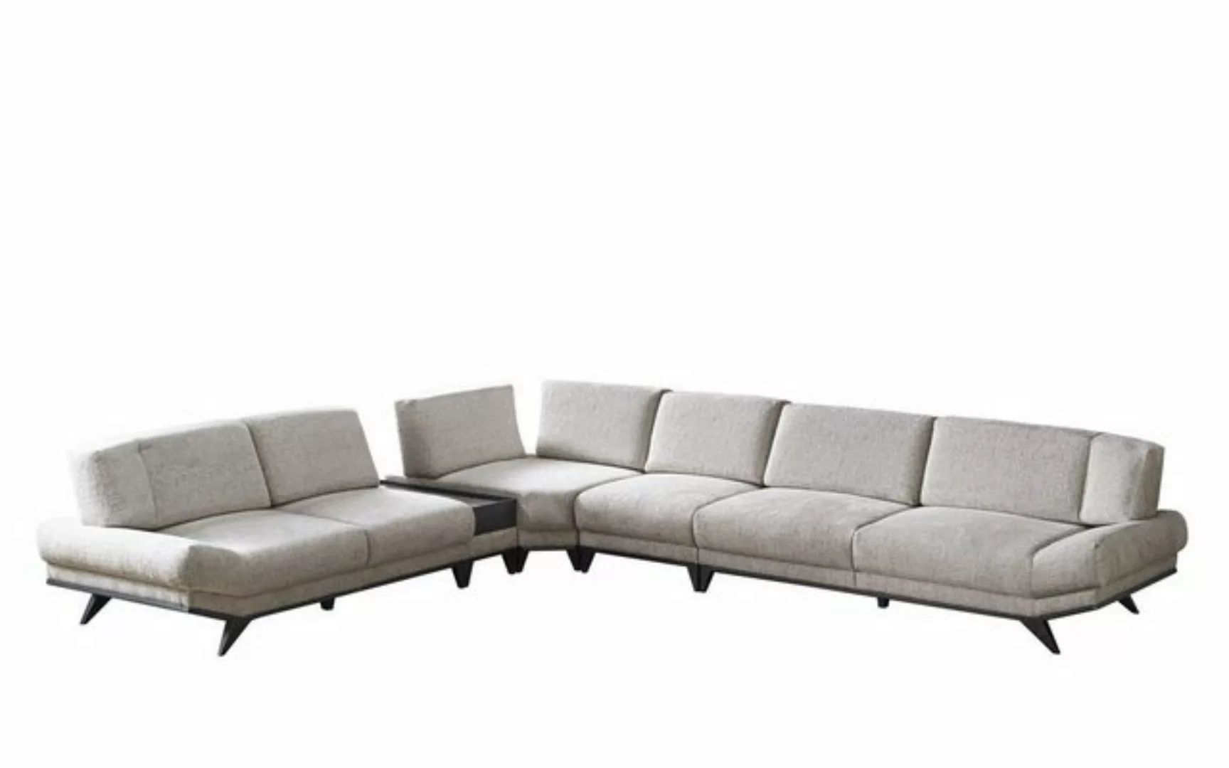 Xlmoebel Ecksofa Neues Ecksofa in L-Form für das Wohnzimmer in Grau - Polst günstig online kaufen