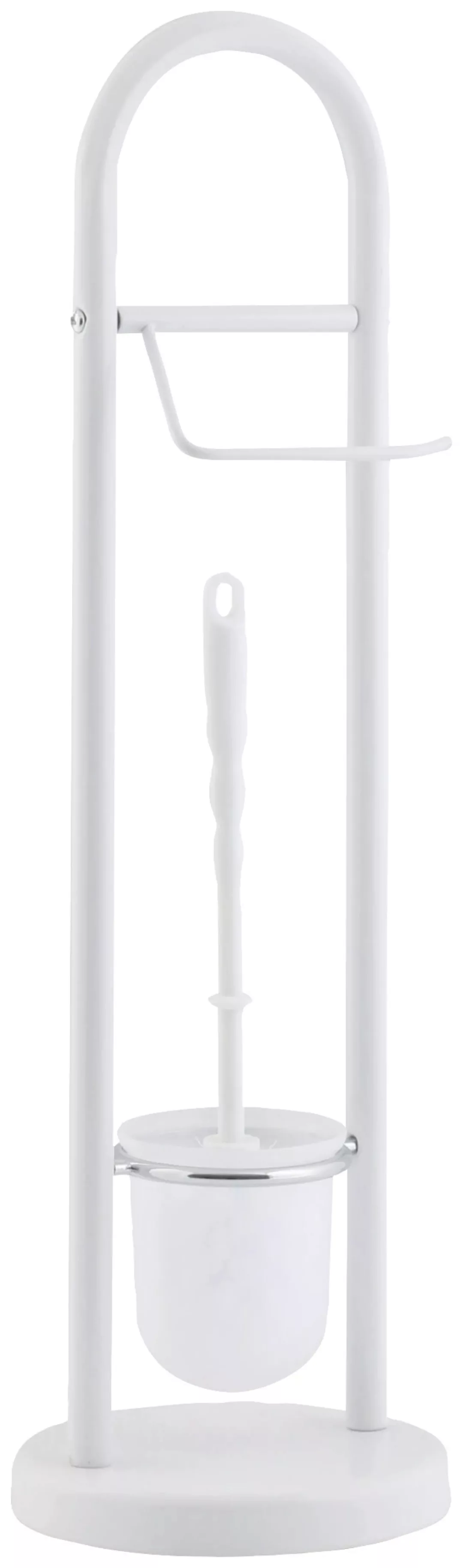 axentia WC-Garnitur, aus Stahl-Kunststoff, weiß, Höhe: 64,5 cm günstig online kaufen