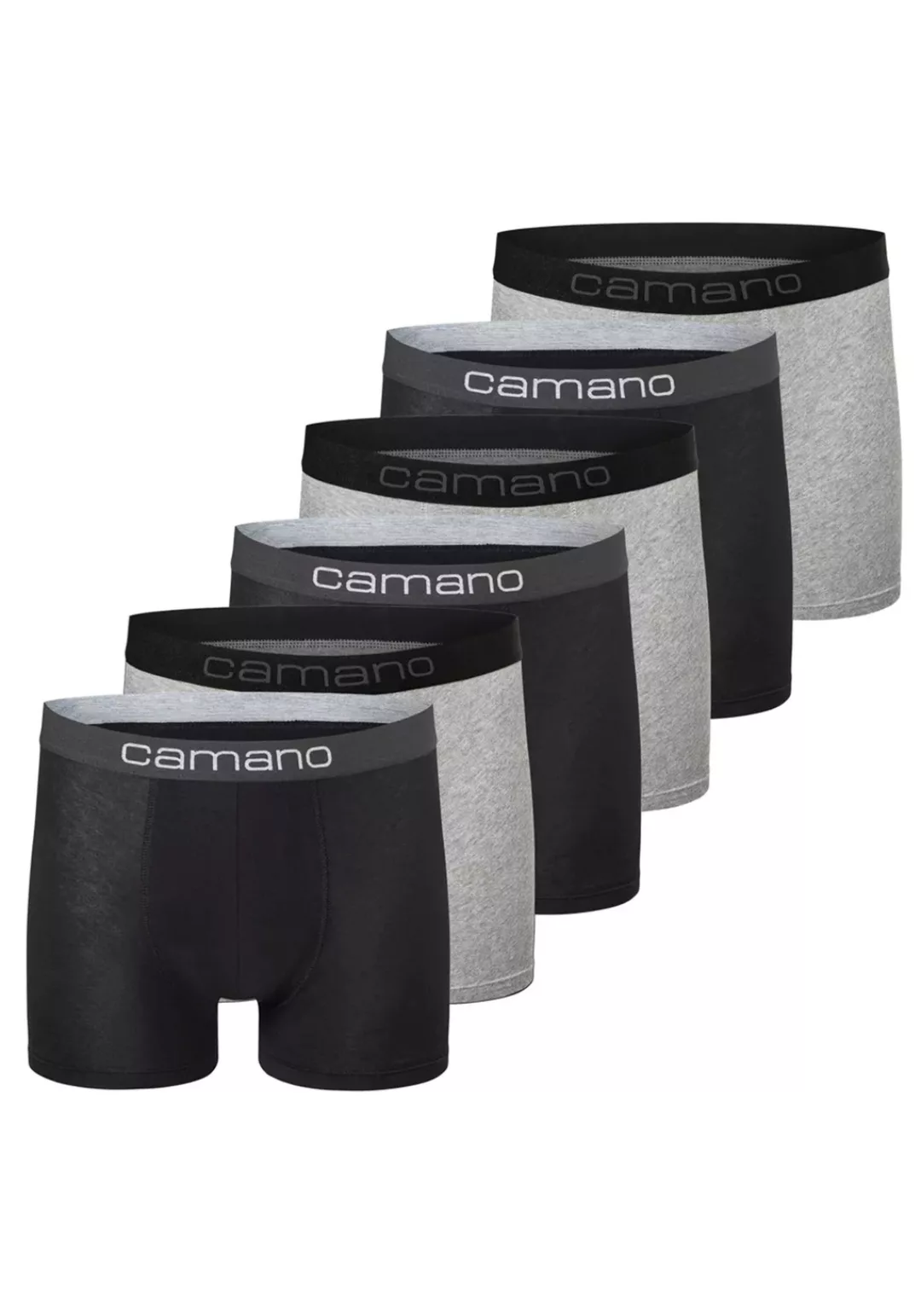 Camano Boxershorts "Boxershorts Unterhosen Herren elastischer Gummibund ohn günstig online kaufen