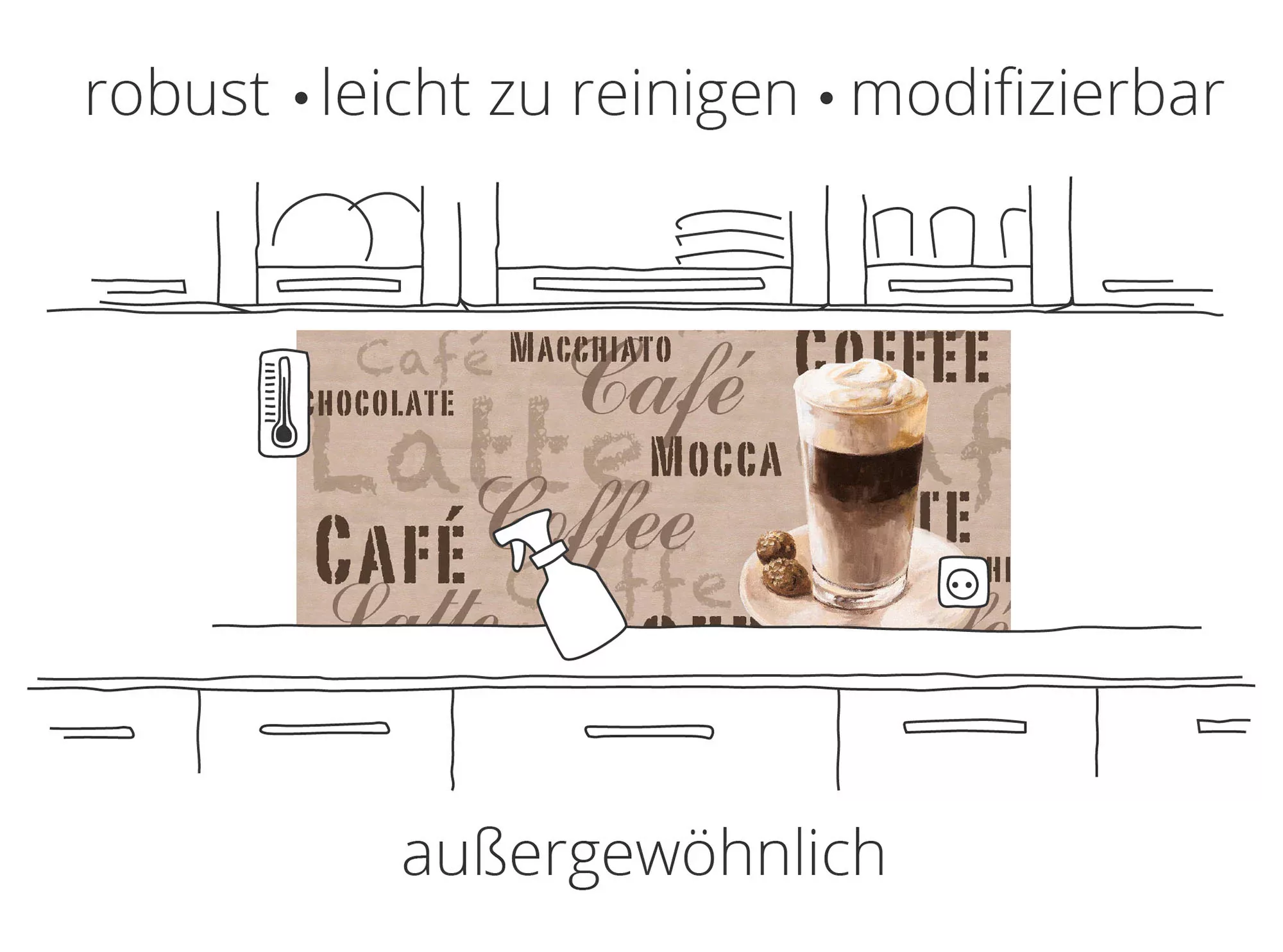 Artland Küchenrückwand »Zen Friede«, (1 tlg.), Alu Spritzschutz mit Klebeba günstig online kaufen