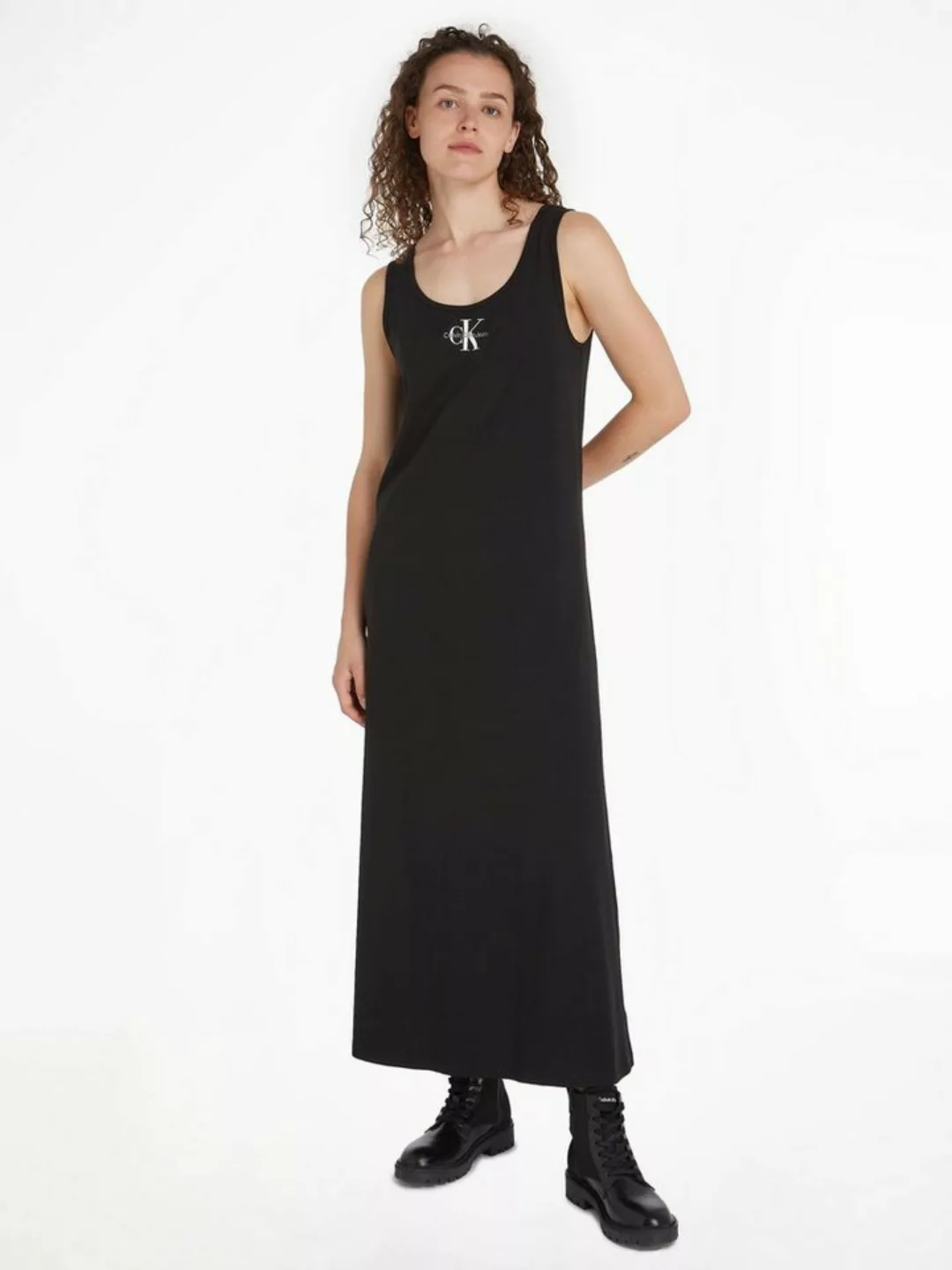 Calvin Klein Jeans Shirtkleid MONOLOGO LOOSE LONG TANK DRESS mit Logomarken günstig online kaufen