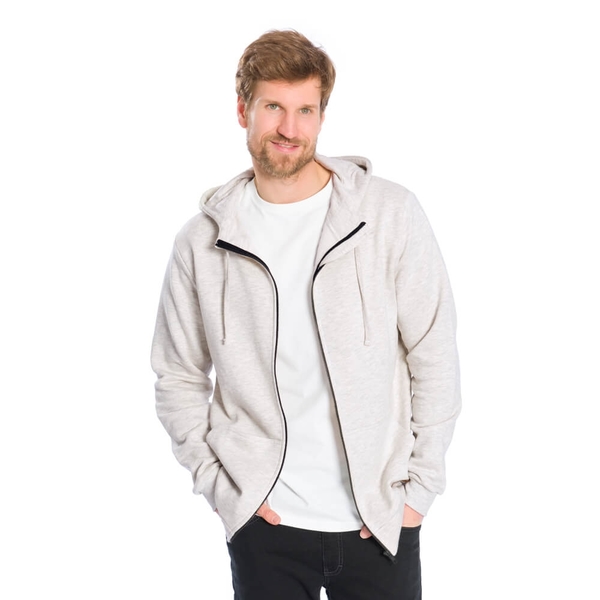 365 Zip Hoody Modal (Tencel) Grau günstig online kaufen