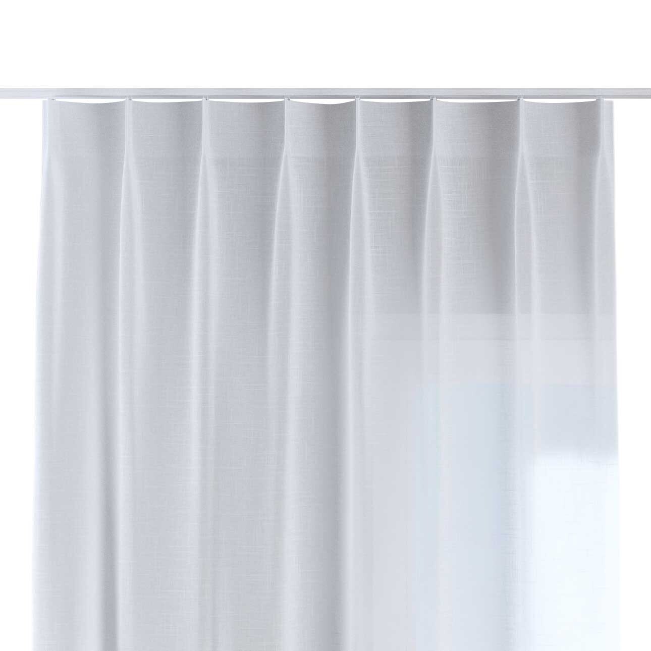 Vorhang mit flämischen 1-er Falten, weiss, Romantica (128-77) günstig online kaufen