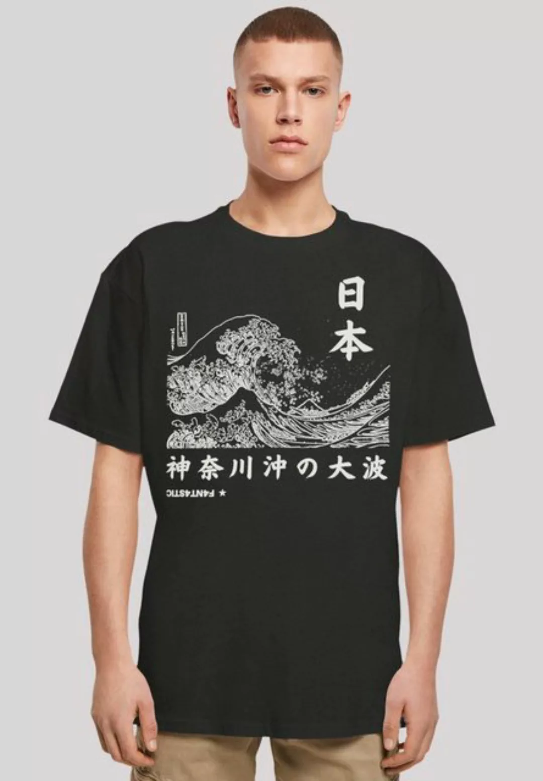 F4NT4STIC T-Shirt Kanagawa Welle Japan Print günstig online kaufen