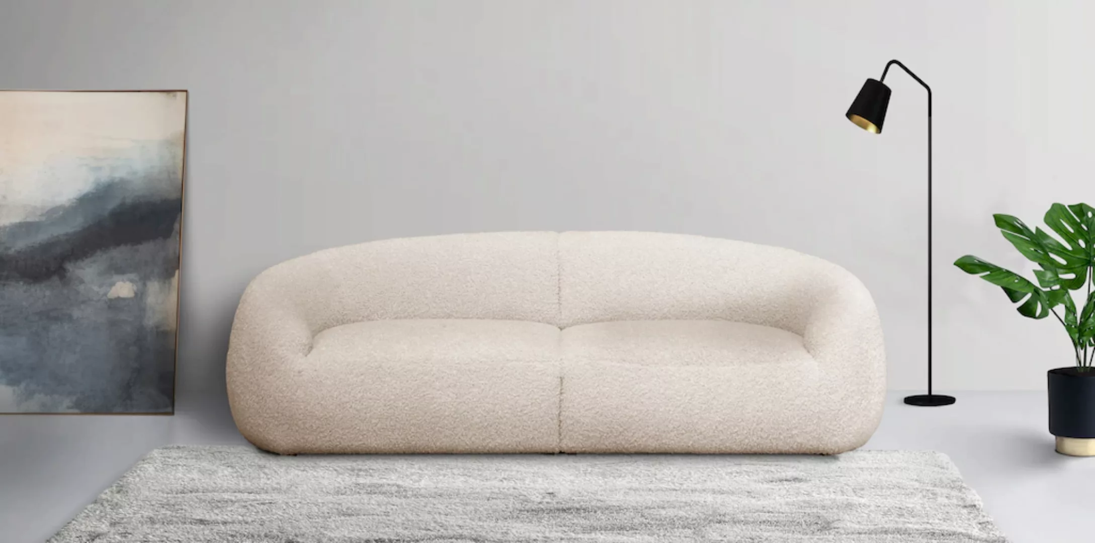 LeGer Home by Lena Gercke Big-Sofa "Yani", organische Form, auch in Bouclé günstig online kaufen