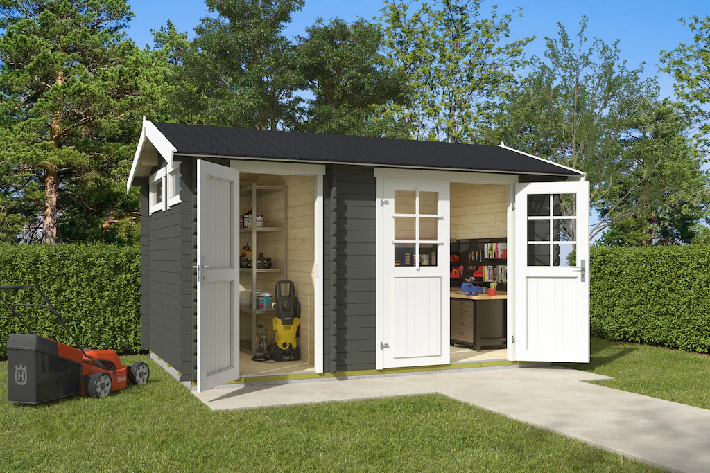Nordic Holz Gartenhaus "2-Raum Haus William" günstig online kaufen