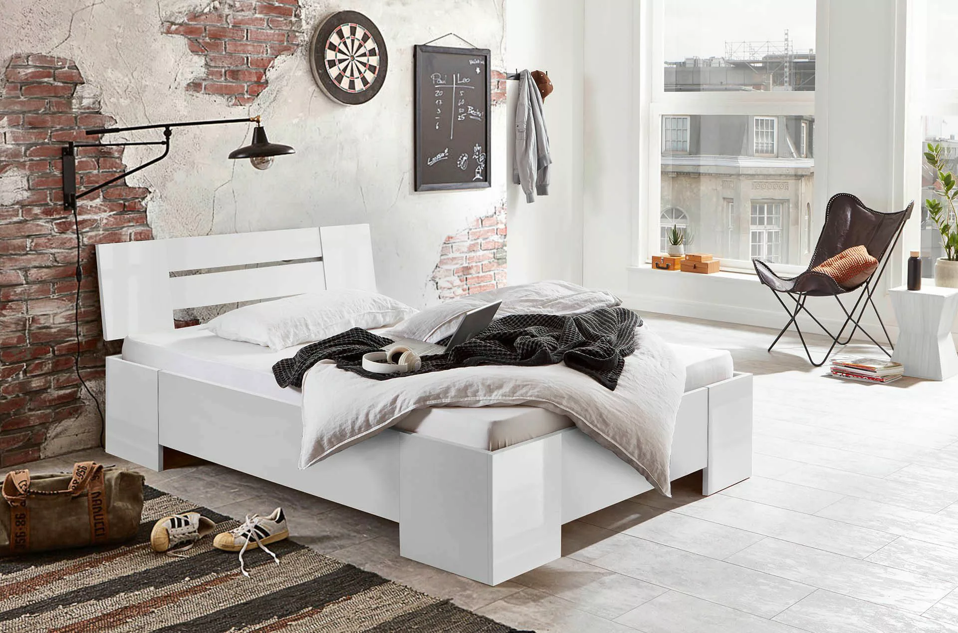 BMG Möbel Futonbett Graz (Bett 140x200 günstig online kaufen