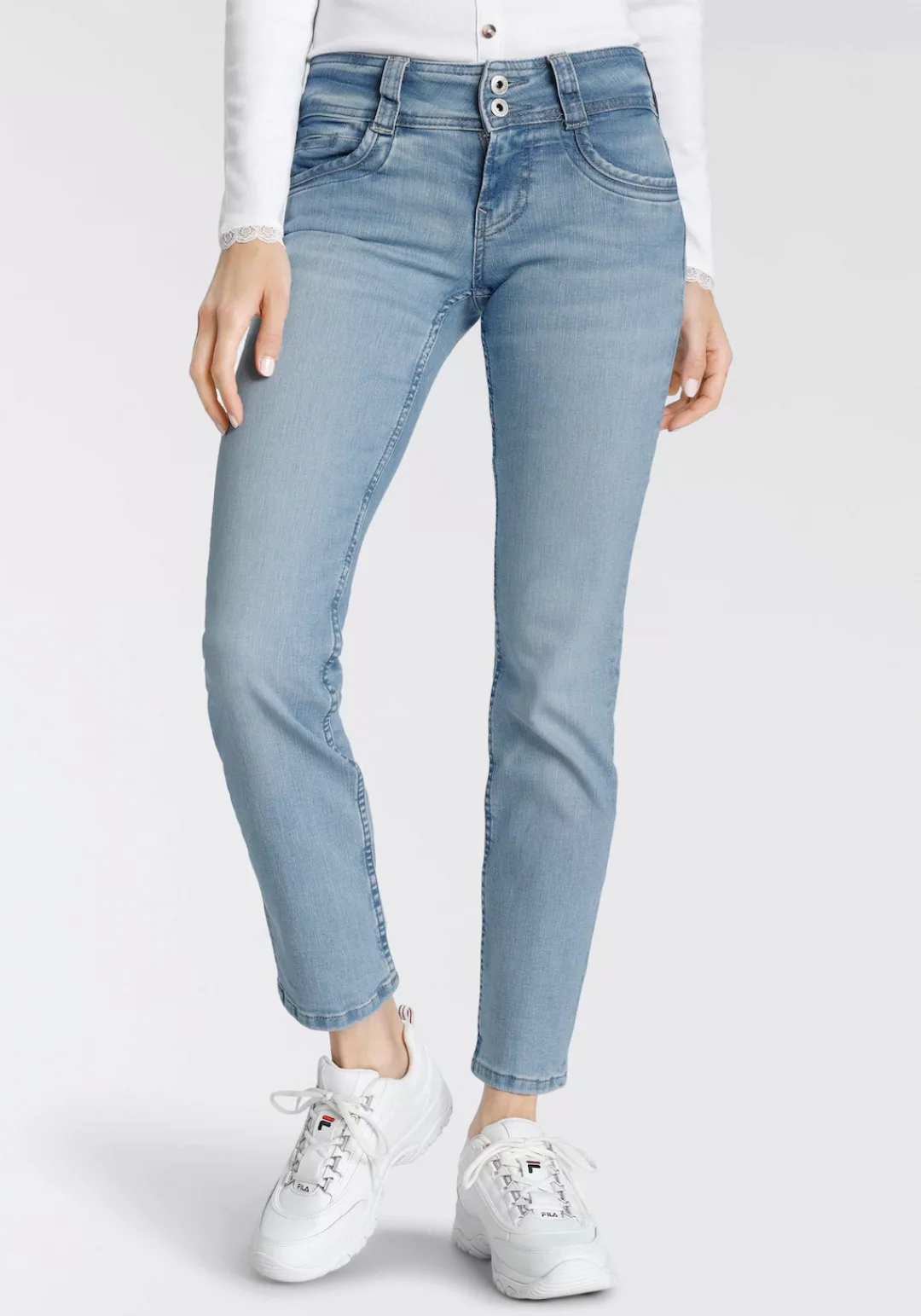Pepe Jeans Straight-Jeans GEN in schöner Qualtät mit geradem Bein und Doppe günstig online kaufen