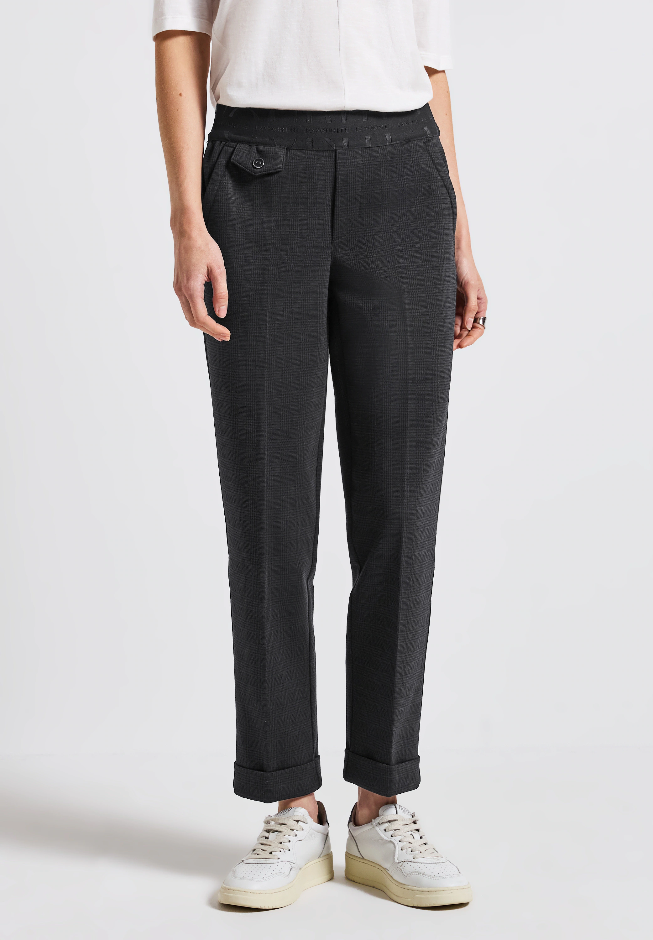 STREET ONE Chinohose, Middle Waist günstig online kaufen