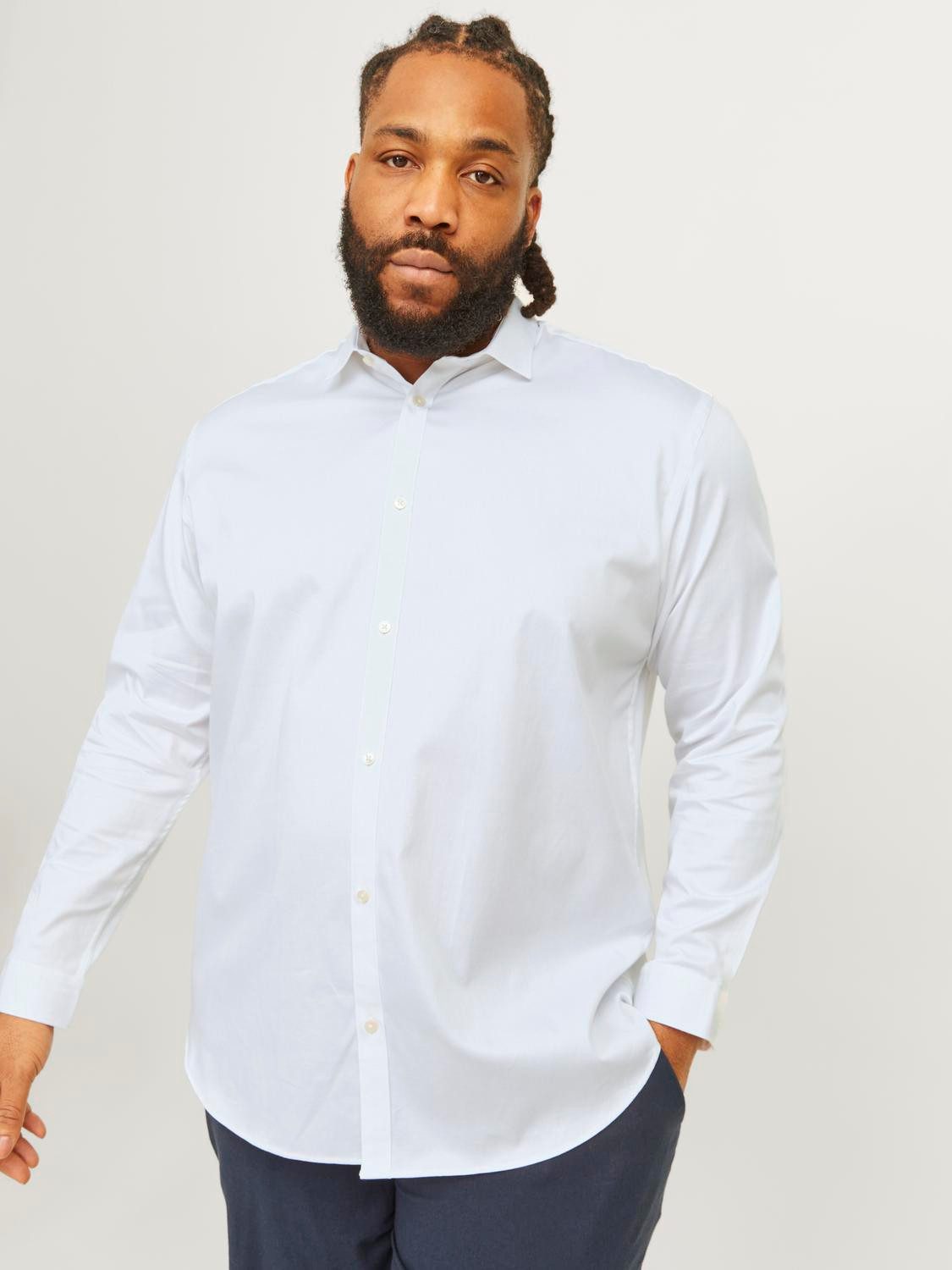 Jack & Jones PlusSize Langarmhemd JJPRPARMA günstig online kaufen