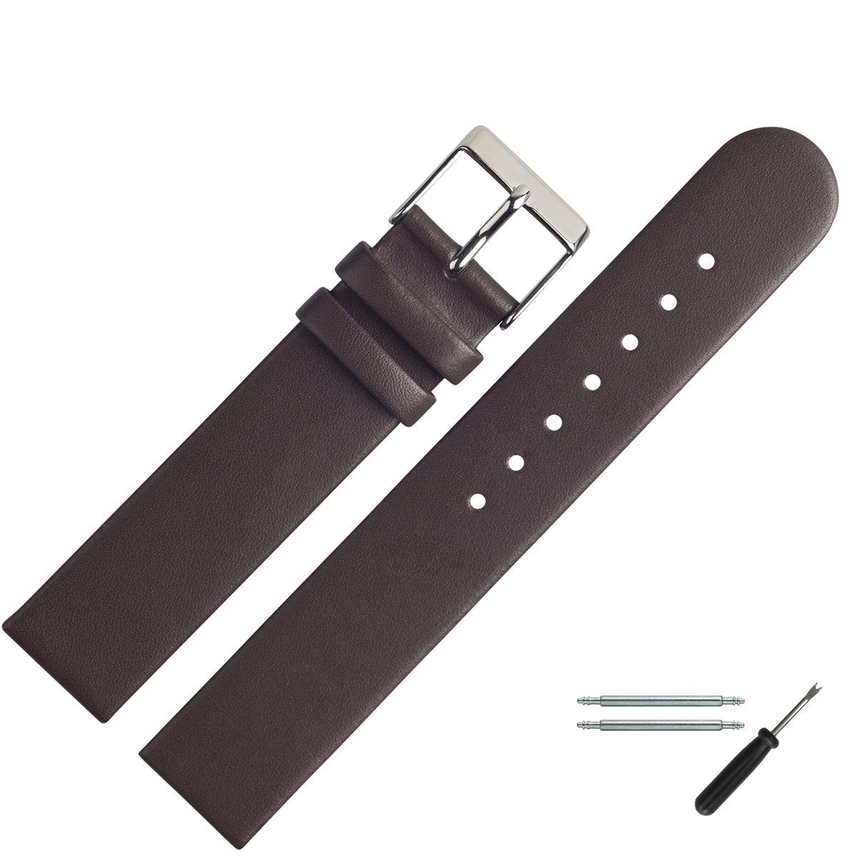MARBURGER Uhrenarmband 20mm Leder günstig online kaufen