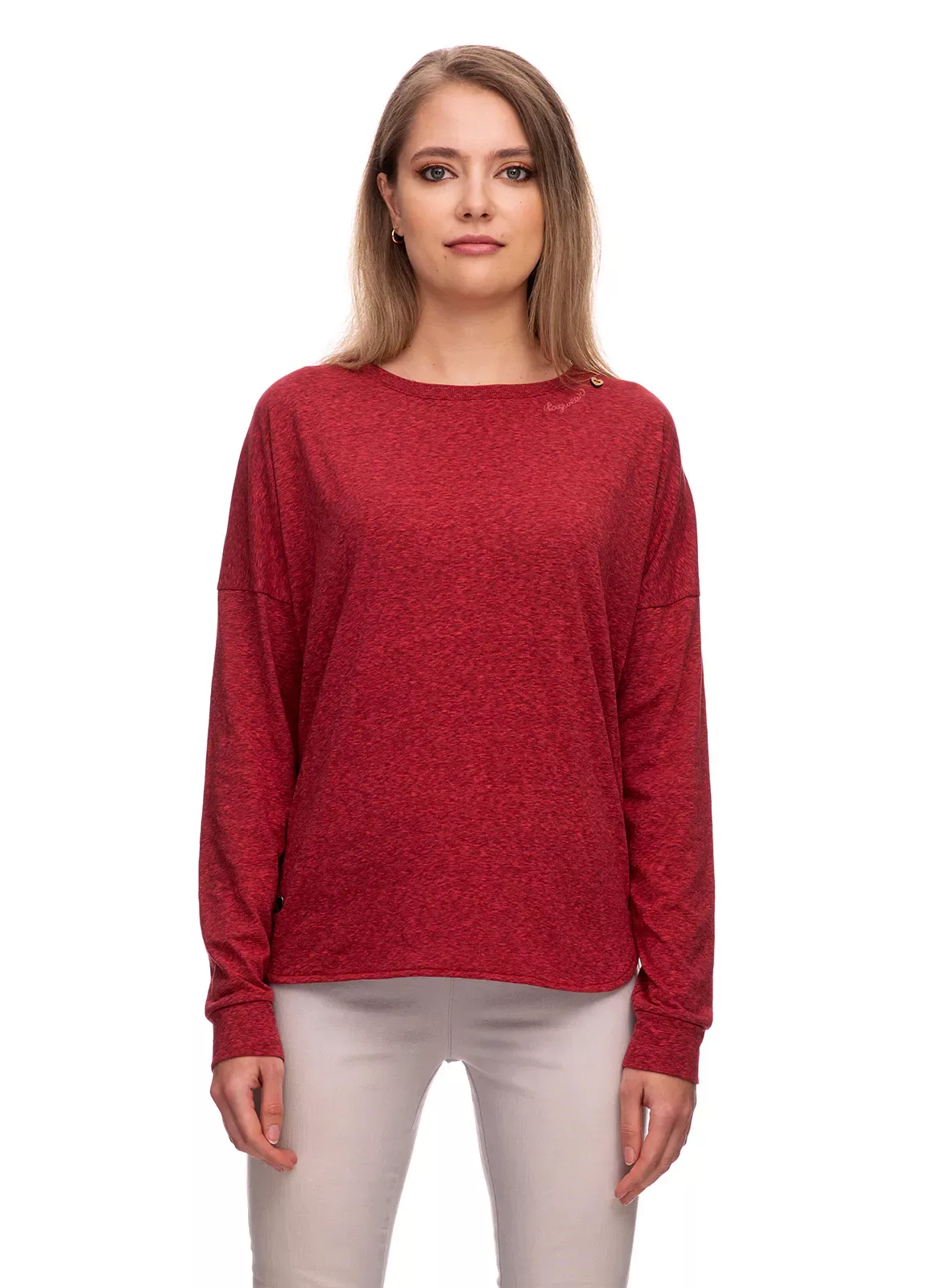 Ragwear Langarmshirt "Shimona Long", stylisches Damen Shirt in melierter Op günstig online kaufen