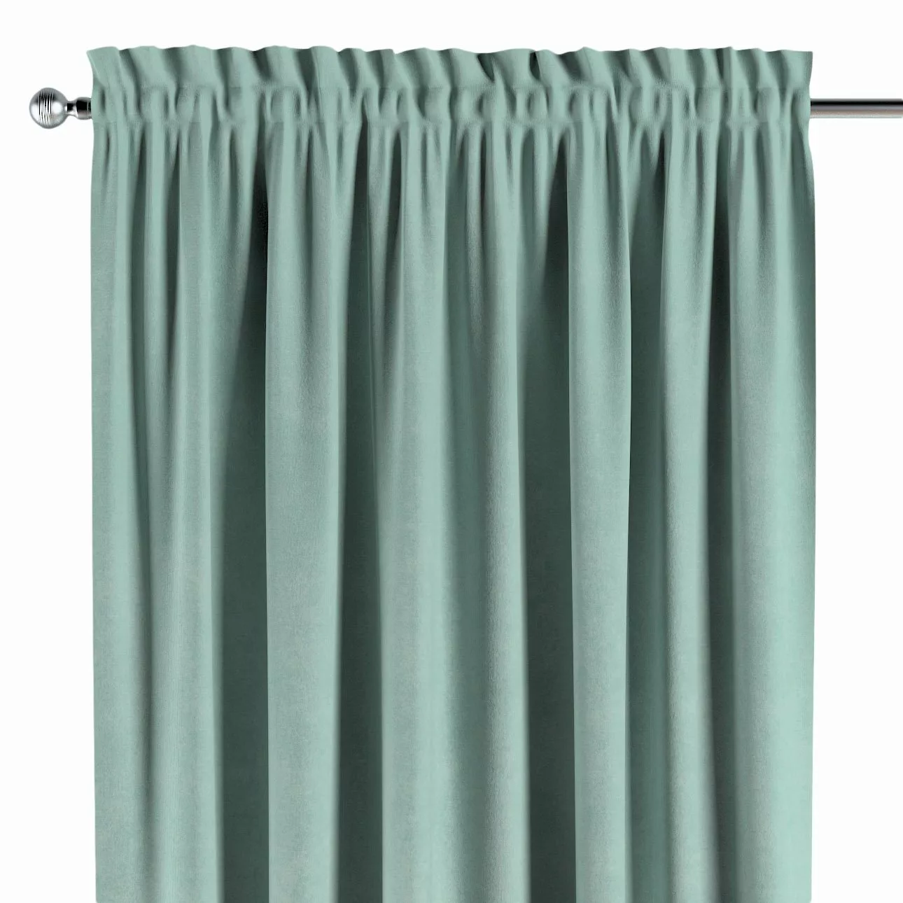 Vorhang mit Tunnel und Köpfchen, mint, Crema (176-47) günstig online kaufen