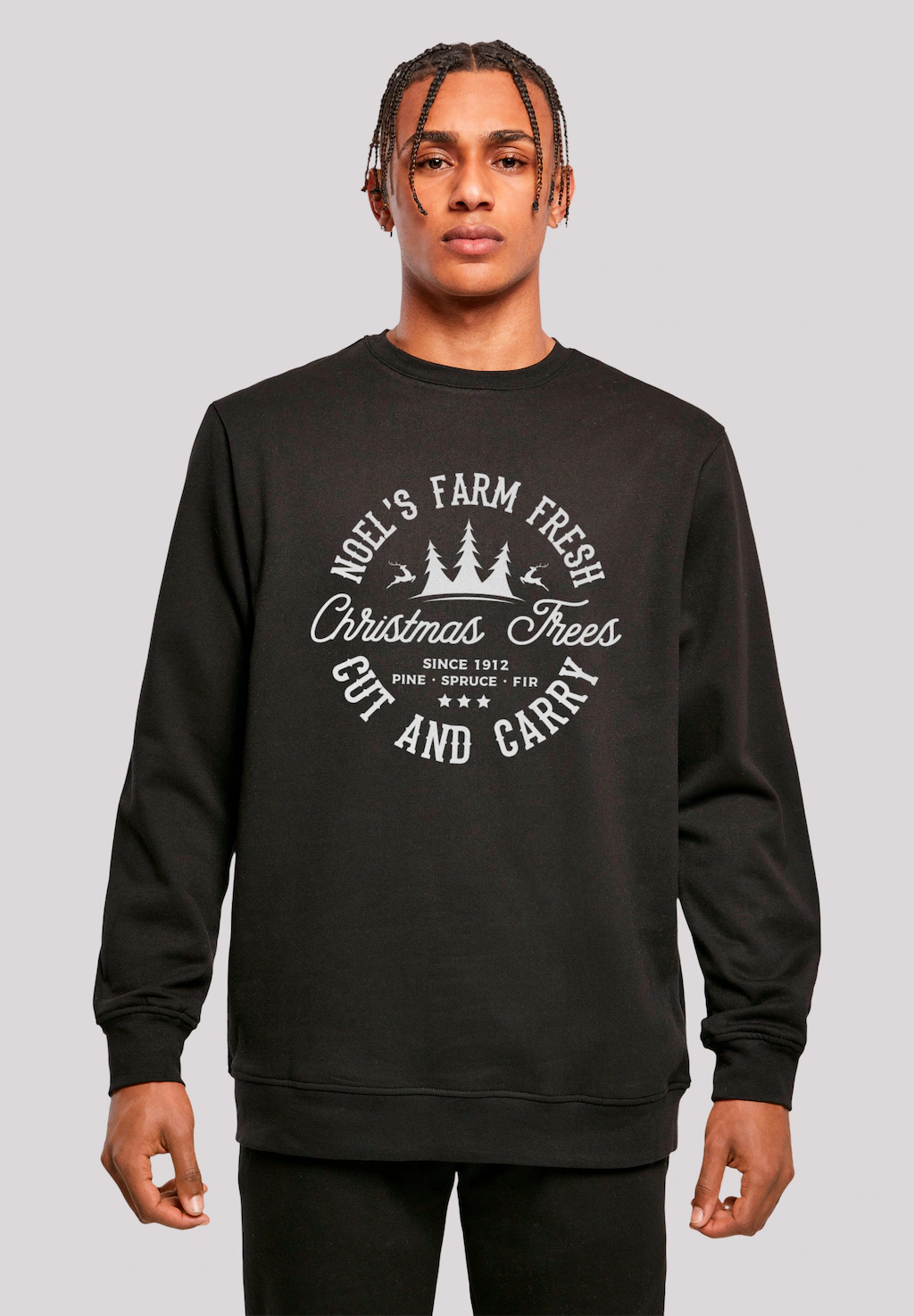 F4NT4STIC Sweatshirt "Weihnachten Trees Farm Retro Sign", Premium Qualität, günstig online kaufen