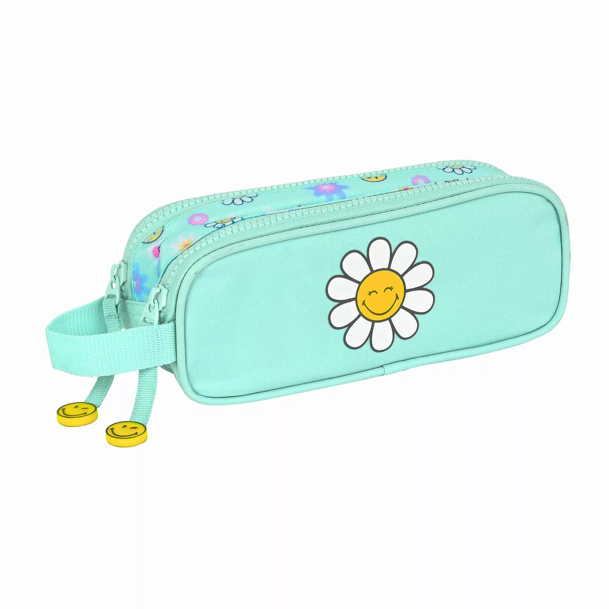 Zweifaches Mehrzweck-etui Smiley Summer Fun Türkis (21 X 8 X 6 Cm) günstig online kaufen