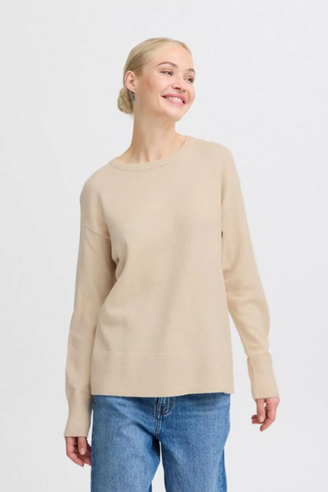 b.young Strickpullover "Strickpullover BYNONINA ONECK JUMPER 2" günstig online kaufen