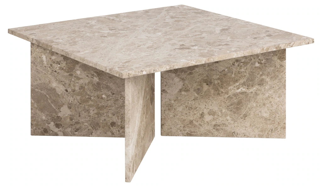 ACTONA GROUP Couchtisch "Vega", Couchtisch, V-förmig Gestell,matt Latte lac günstig online kaufen