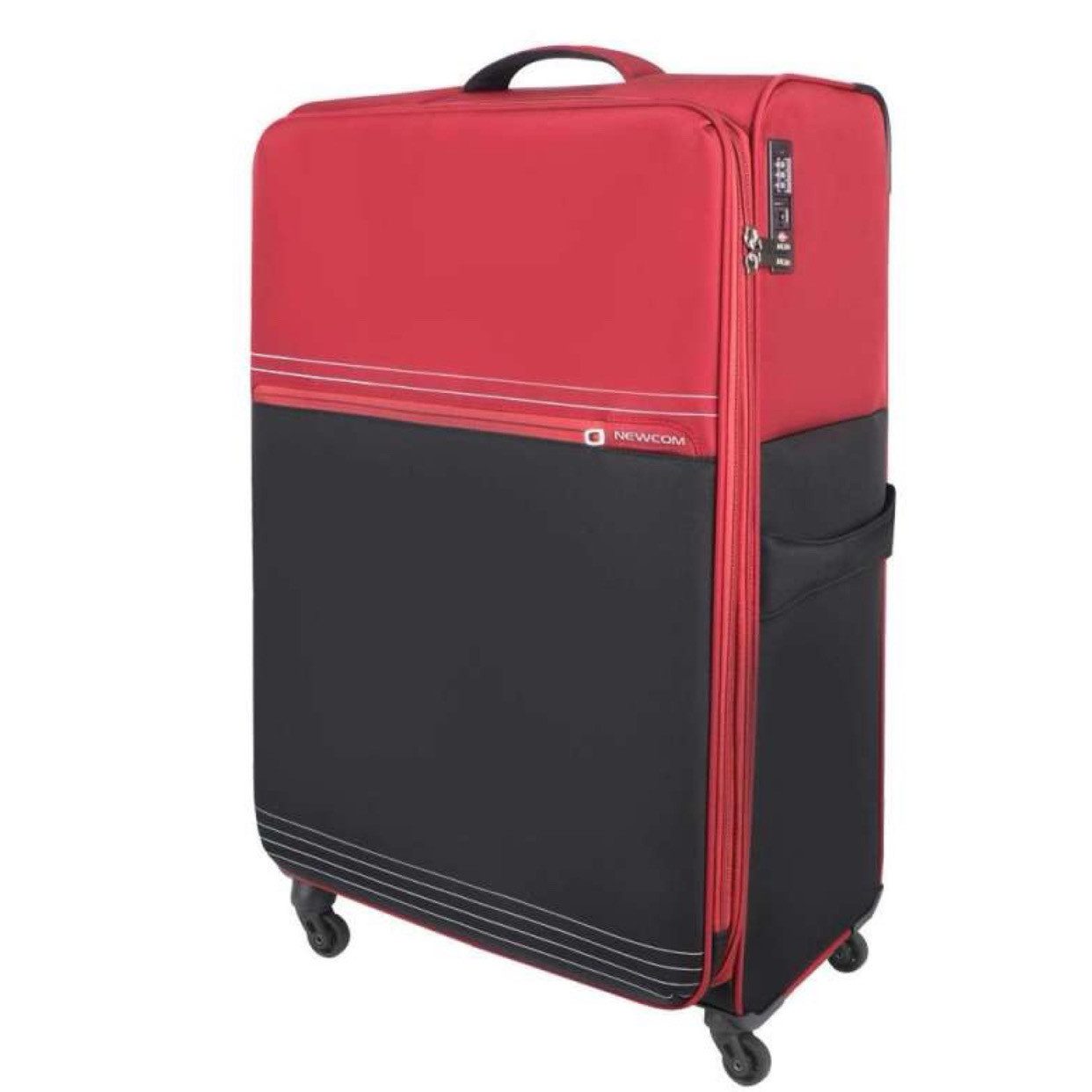 NEWCOM Weichgepäck-Trolley Design Stoffkoffer / Reisekoffer günstig online kaufen