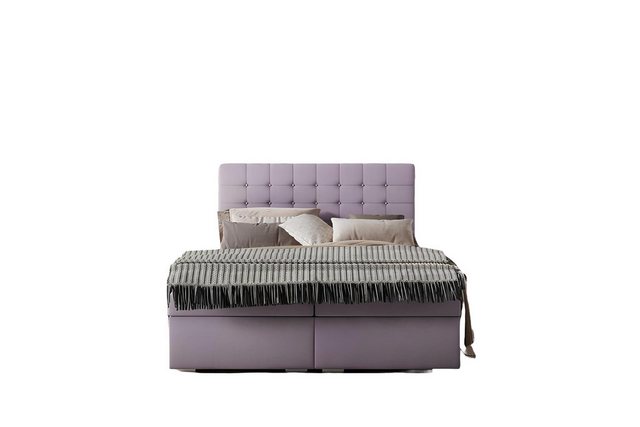 Xlmoebel Bett Neues Boxspring-Bett in Pink mit komplettem Set Matratze und günstig online kaufen