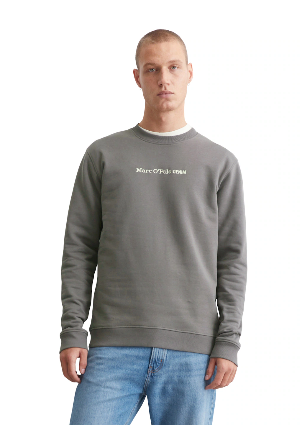 Marc OPolo DENIM Sweatshirt "aus reiner Bio-Baumwolle" günstig online kaufen