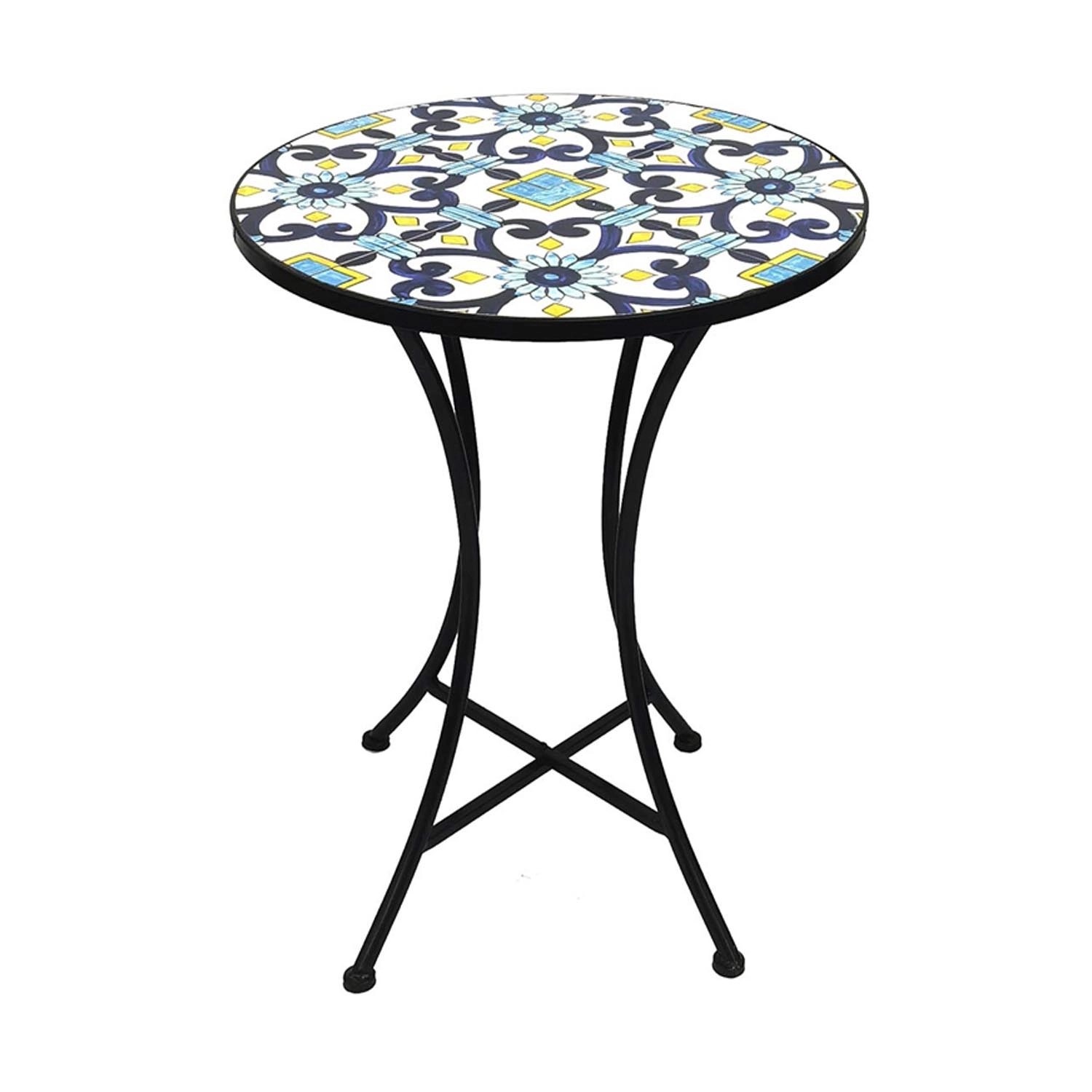 Mojawo Mosaik Mosaiktisch Gartentisch Bistrotisch Tisch  60 x 70 cm günstig online kaufen