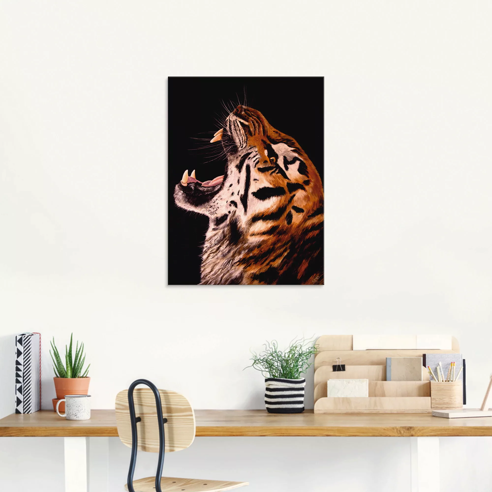 Artland Glasbild "Tiger", Wildtiere, (1 St.), in verschiedenen Größen günstig online kaufen