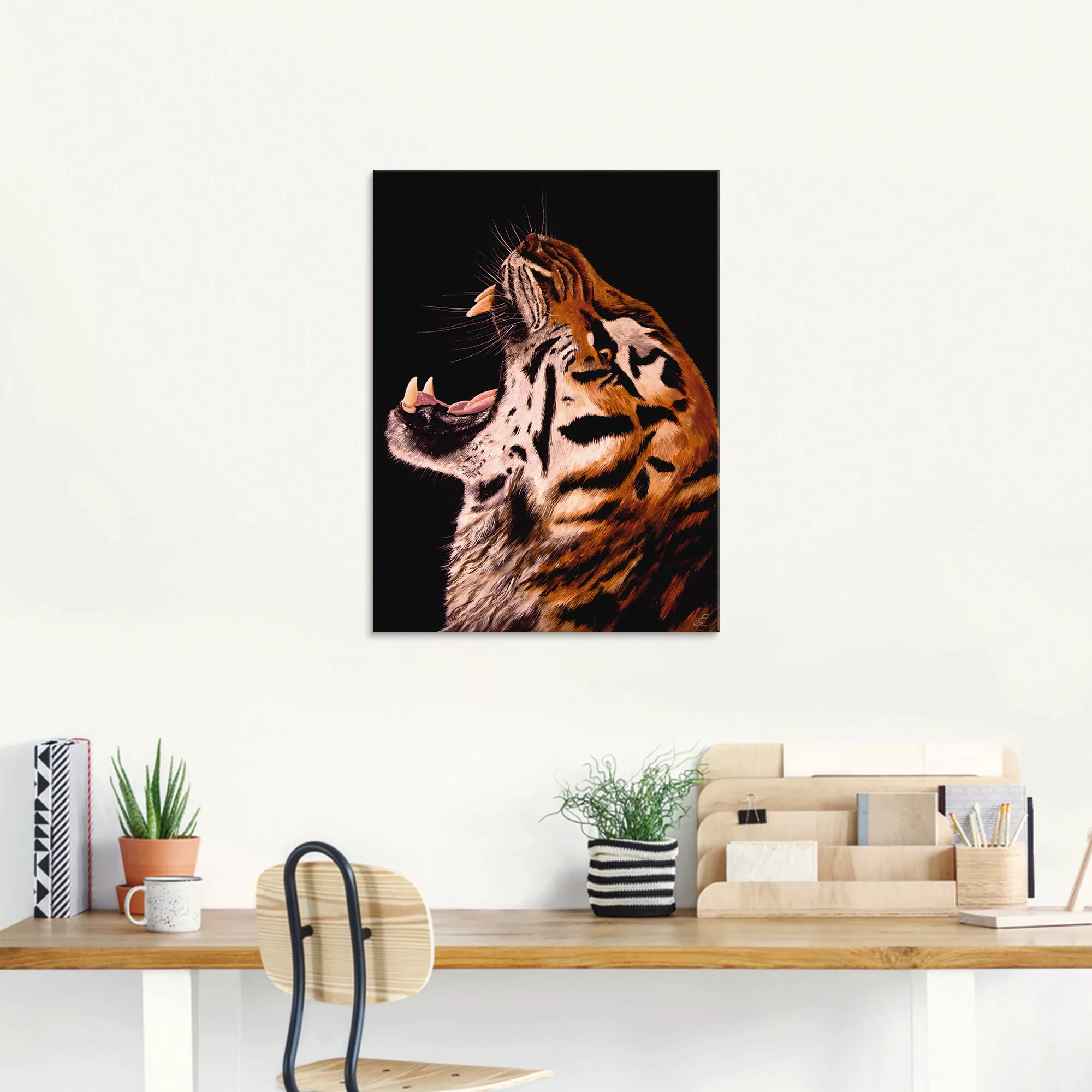 Artland Glasbild "Tiger", Wildtiere, (1 St.) günstig online kaufen