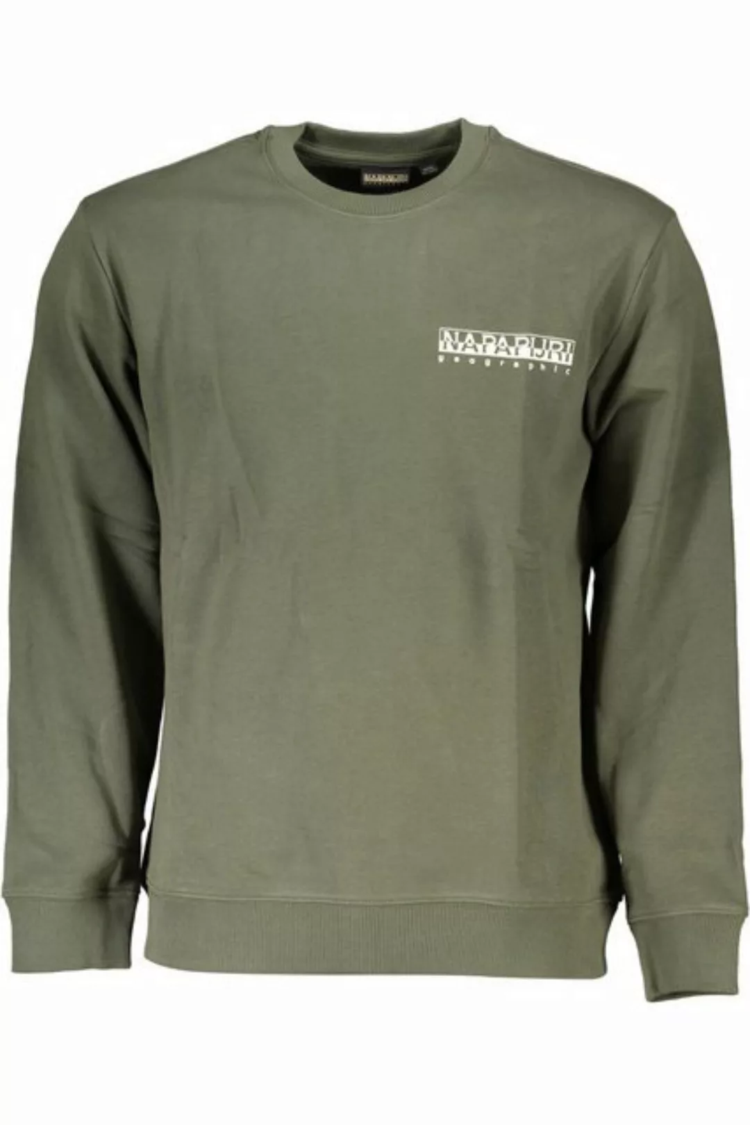 Napapijri Sweatshirt Grünes Herren-Sweatshirt: Bequeme Passform mit günstig online kaufen