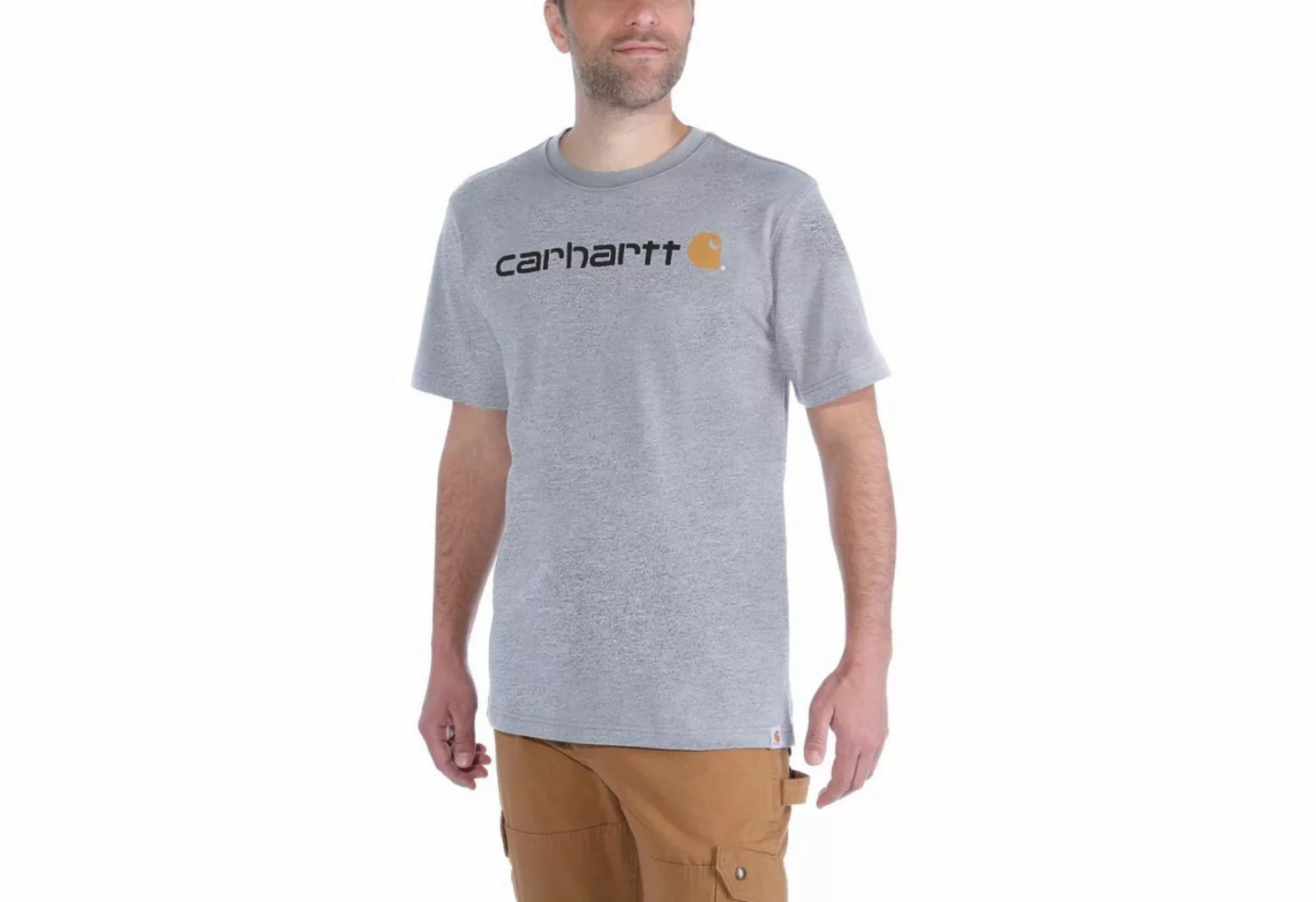 Carhartt T-Shirt 103361 CORE LOGO mit Logo-Aufdruck günstig online kaufen