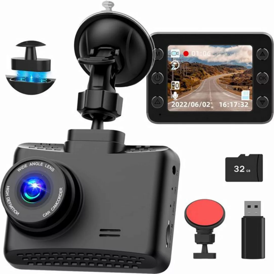 Vivitar FHD 1080P DASHCAM, 2,5-Zoll-IPS-Bildschirm mit 32 GB SD-Karte Dashc günstig online kaufen