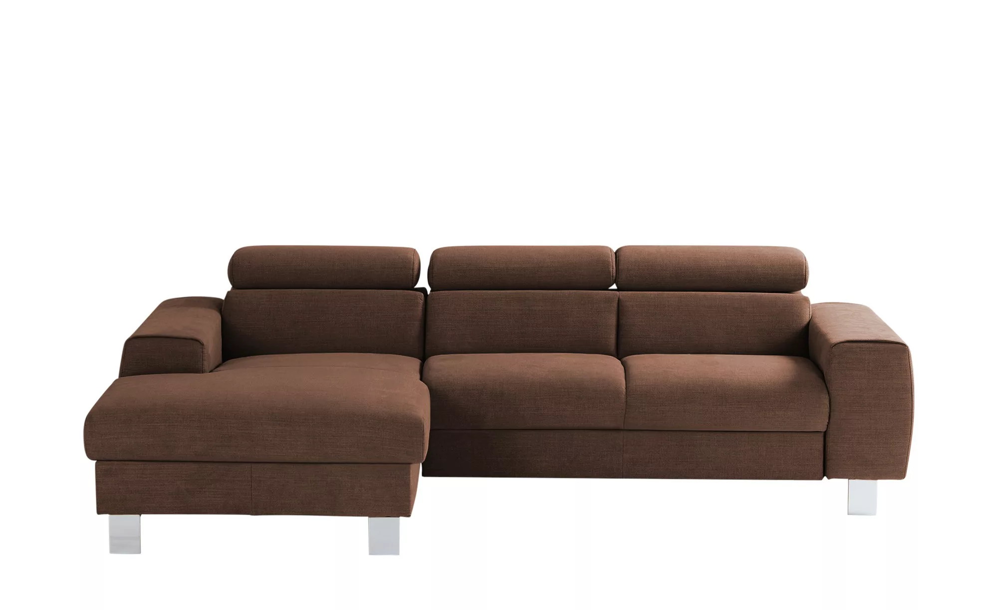 uno Ecksofa  Los Angeles - braun - 244 cm - 72 cm - Polstermöbel > Sofas > günstig online kaufen