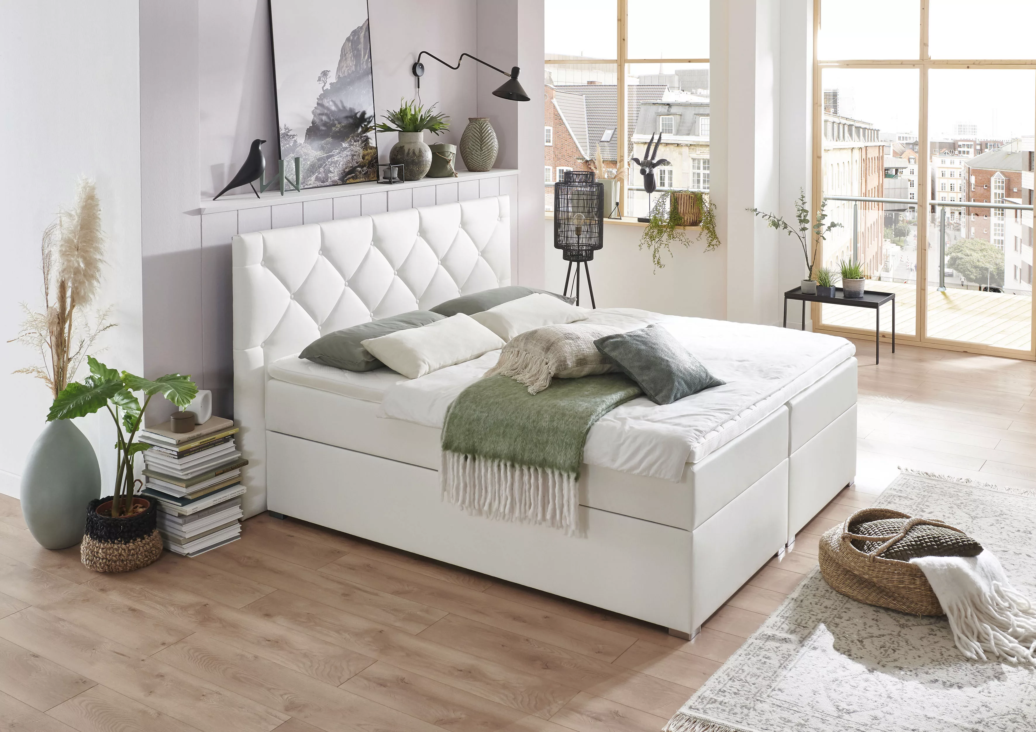 ATLANTIC home collection Boxbett "Meike", mit XXL-Bettkasten und Topper günstig online kaufen