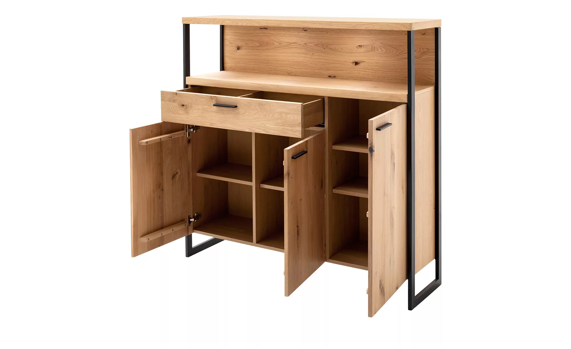 Woodford Highboard  Sero ¦ holzfarben ¦ Maße (cm): B: 140 H: 136 T: 38.0 Ko günstig online kaufen