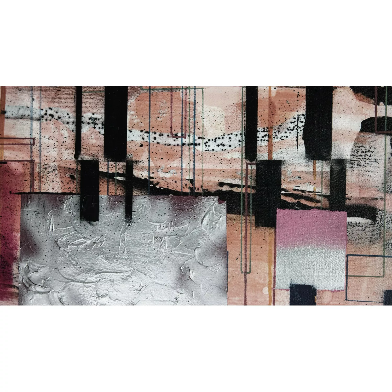 Komar Vliestapete »Squares Dropping«, 500x280 cm (Breite x Höhe), Vliestape günstig online kaufen