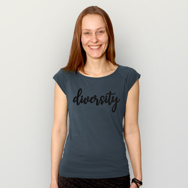 "Diversity" Bamboo Frauen T-shirt günstig online kaufen