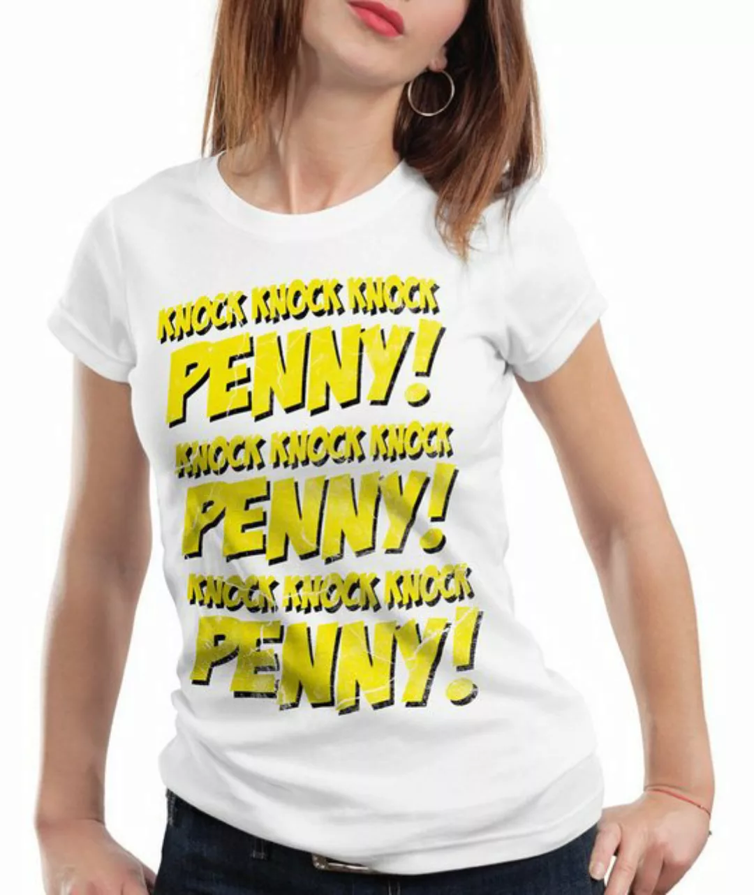 style3 T-Shirt Penny knock big bang sheldon College theory cooper leonard c günstig online kaufen