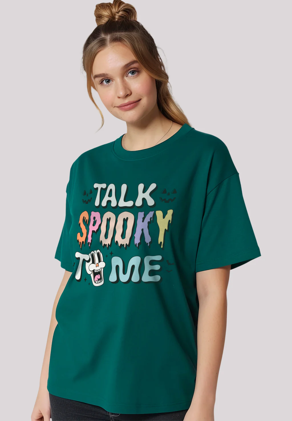 F4NT4STIC T-Shirt "Retro Halloween Talk Spooky to Me", Premium Qualität günstig online kaufen