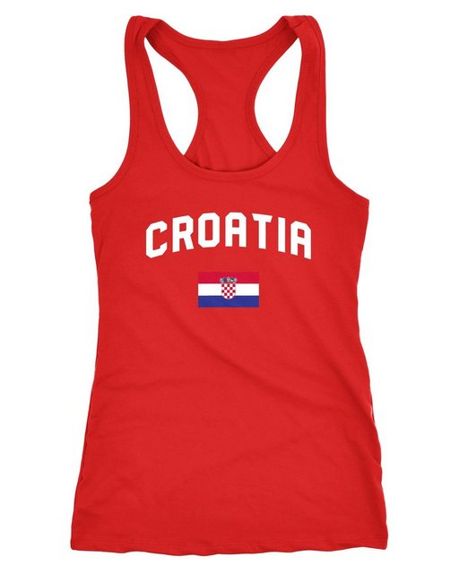 MoonWorks Tanktop Damen Tanktop Kroatien Croatia Hrvatska WM Fußball Weltme günstig online kaufen